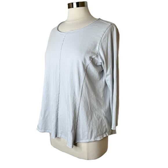 Comfy USA Gray 3/4 Sleeve T-Shirt Women’s Size Small New Minimalist - Picture 4 of 10